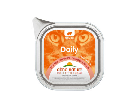 Daily Cat Menu, with Salmon, 100g