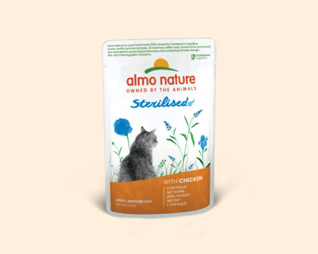 Almo Nature Functional Food for Sterilised Cats, with Chicken, 70g