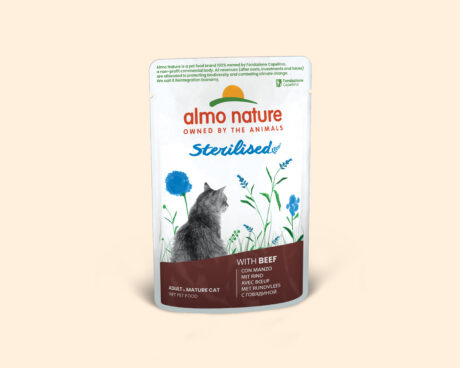 Almo Nature Functional Food for Sterilised Cats, with Beef, 70g