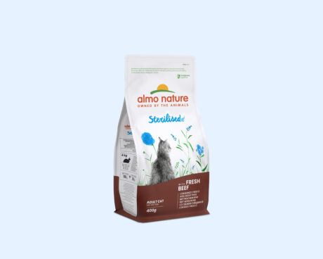 Almo Nature Functional, Sterilized Cats, Beef, 400g