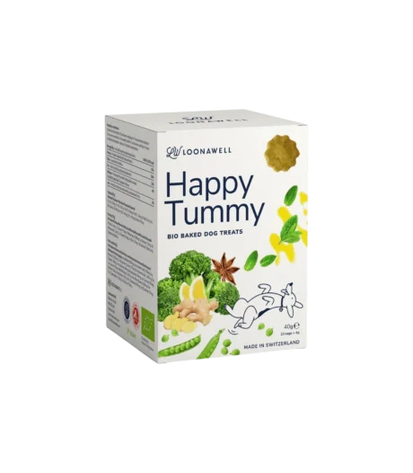Happy Tummy Organic Baked Dog Treats 10x4g