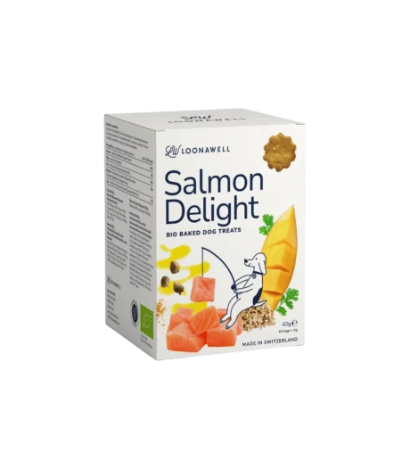 Salmon Delight Organic Baked Dog Treats 10x4g