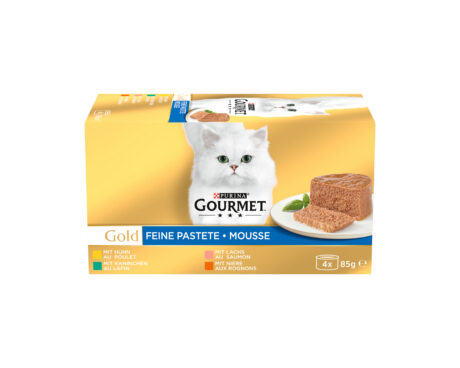PURINA Gourmet Gold Mousse Assorted 4x85g