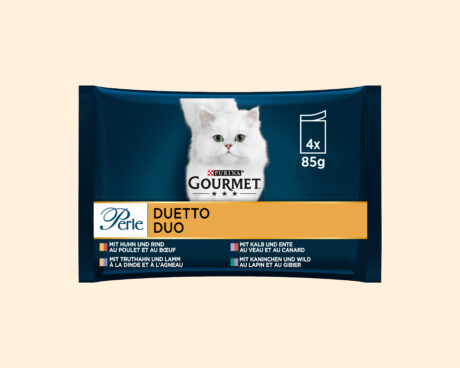 PURINA Gourmet Perle Duo, Meat Mix 4x85g