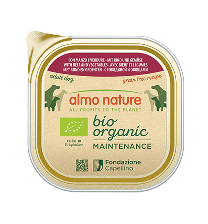 Bio Organic Maintenance, Dogs All Breeds, with Beef and Vegetables, 300g