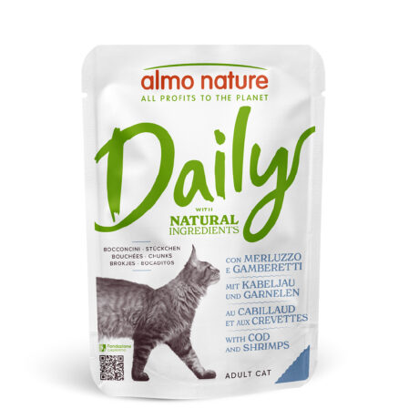 Almo Nature Daily, Cod and Shrimps 70g